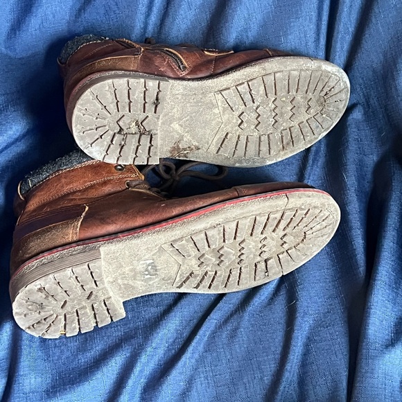 Men's Aldo Brown Leather Boots - Picture 7 of 7